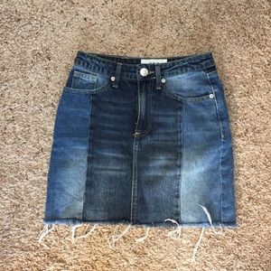 Denim Mini Skirt